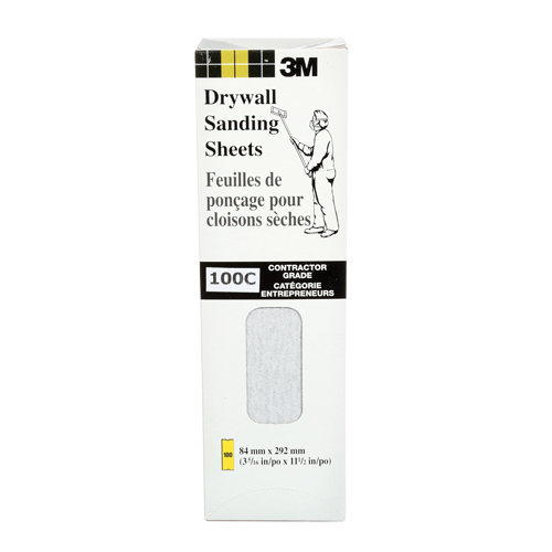 Feuille de placopl&acirc;tre frais&eacute;e Tri-M-Rite Fre-Cut, 11-1/4" x 3-5/16", Grain 100, Carbure de silicium Duraquip Inc