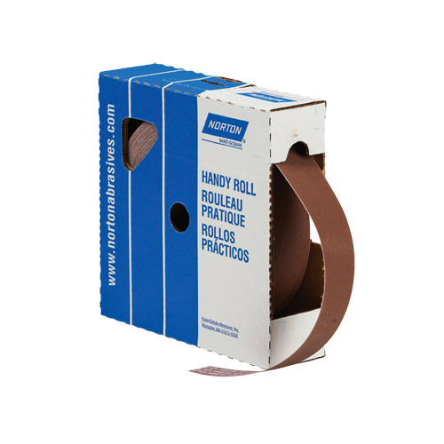 Sanding Handy Roll, Aluminum Oxide, 3" W x 150' L, P80 Grit Duraquip Inc