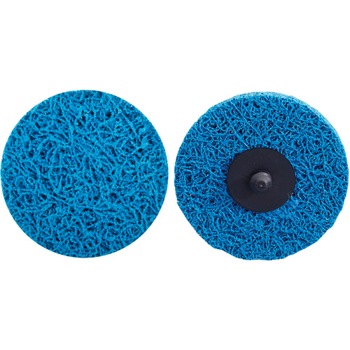 Meule abrasive non tiss&eacute;e &agrave; changement rapide Vortex Rapid Blend, 3" dia., Grain Moyen, Oxyde d'aluminium Duraquip Inc