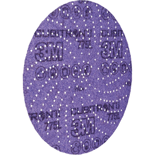 Disque abrasif 775L Cubitron II Hookit, dia 5", Grain 80+, C&eacute;ramique, Poids F Duraquip Inc