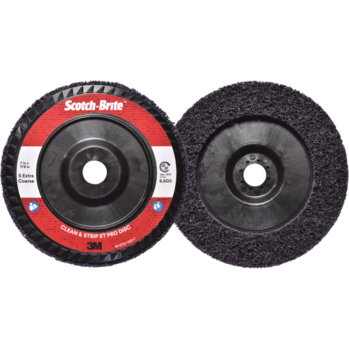 Scotch-Brite Clean & Strip XT Pro Disc, 7" Dia., Extra Coarse Grit, Silicon Carbide Duraquip Inc