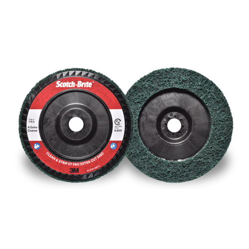 Scotch-Brite Clean & Strip XT Pro Extra Cut Disc, 7" Dia., Extra Coarse Grit, Aluminum Oxide Duraquip Inc