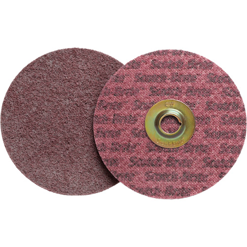 Scotch-Brite Roloc Surface Conditioning Disc, 2" Dia., Medium Grit, Aluminum Oxide Duraquip Inc