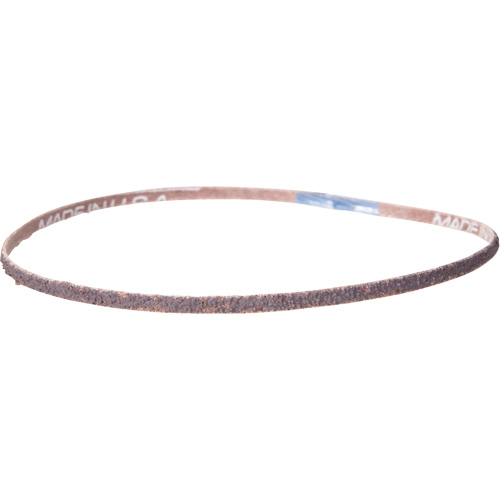 Courroie en toile pour ponceuse Metalite, 3/8" la x 13" lo, Oxyde d'aluminium, Grain Cors&eacute;/P80 Duraquip Inc