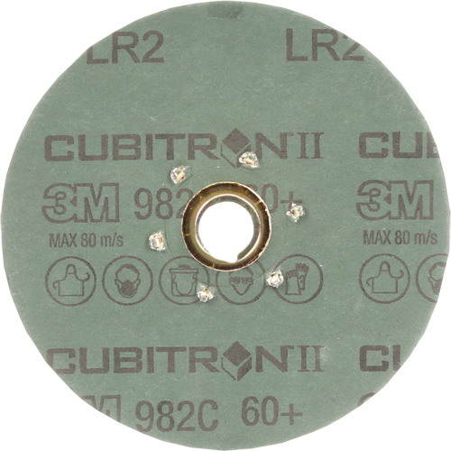 Disque en fibre 982C Cubitron II, C&eacute;ramique, 60+, 4-1/2" Dia Duraquip Inc