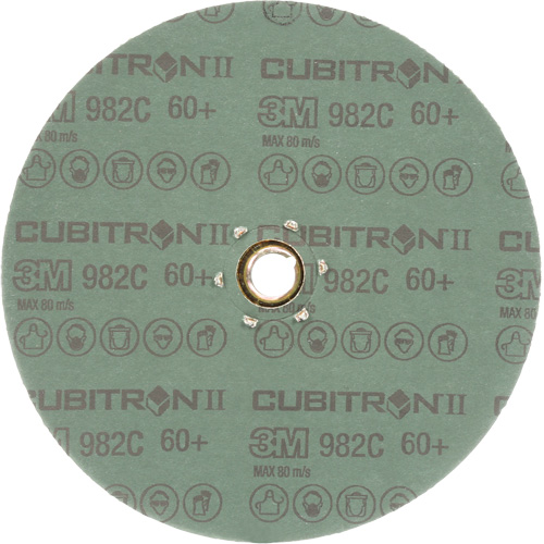 Cubitron II 982C Fibre Disc, Ceramic, 60+, 7" Dia Duraquip Inc