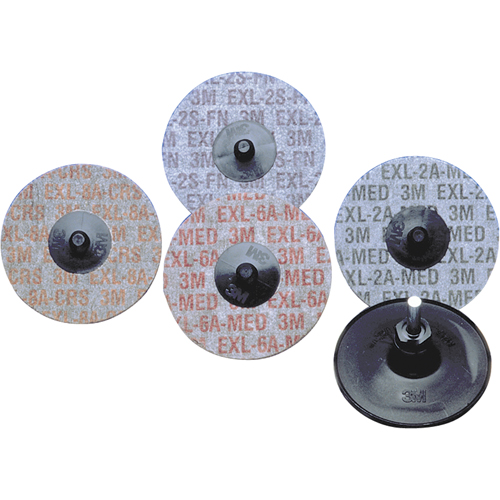 Buff & Blend&reg; Products - Scotch-Brite Exl Roloc Unitized Wheels, 2" x 2S Grit Duraquip Inc
