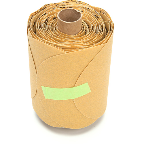 Stikit Gold Paper 216U Disc Roll, Aluminum Oxide, 5" W x 52' L, P120 Grit Duraquip Inc