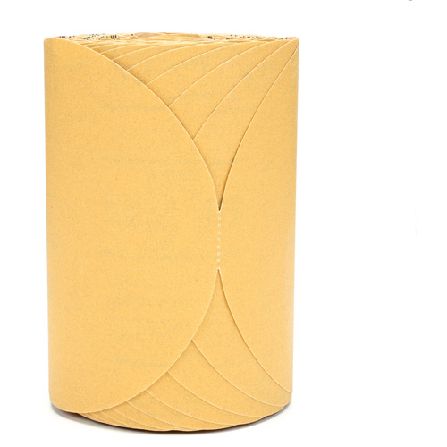 Stikit Gold Paper 216U Disc Roll, Aluminum Oxide, 6" W x 87' L, P180 Grit Duraquip Inc
