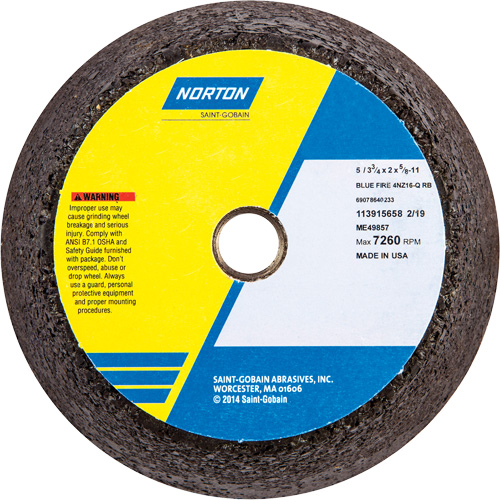 BlueFire&reg; Non-Reinforced Portable Snagging Wheel Duraquip Inc