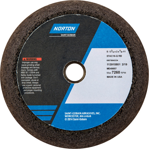 Gemini&reg; Non-Reinforced Portable Snagging Wheel Duraquip Inc