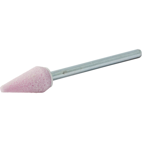 Meule mont&eacute;e vitrifi&eacute;e, B53, Oxyde d'aluminium, 5/16" dia., 5/8" lo, 80 Grain Duraquip Inc