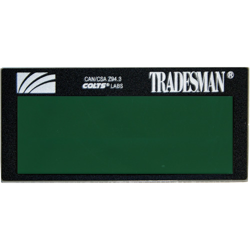 ArcOne&reg; Tradesman Auto-Darkening Single Lense, 2" W x 4-1/4" H Viewing Area, For Use With ArcOne&reg; Duraquip Inc