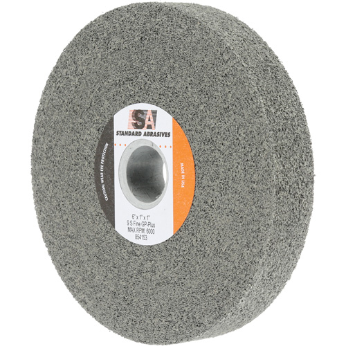 Meule &agrave; usage g&eacute;n&eacute;ral Standard Abrasives, 6" x 1", Arbre de 1", Carbure de silicium Duraquip Inc