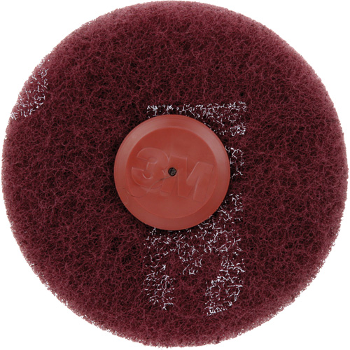 Roue de ponçage &agrave; usage g&eacute;n&eacute;ral Scotch-Brite Roloc Plus, 4" dia. Duraquip Inc