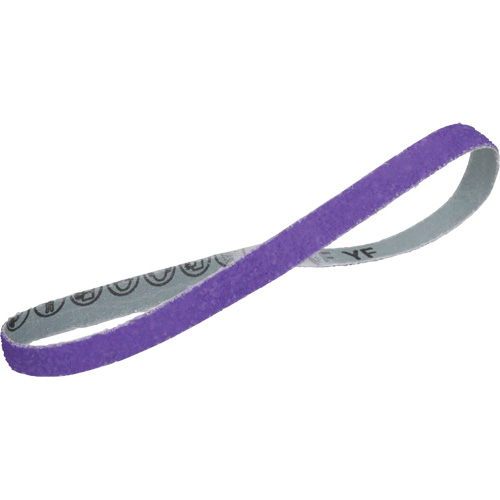 Cubitron 3 Cloth Belt 1184F, 1/2" W x 18" L, Ceramic, 80+ Grit Duraquip Inc