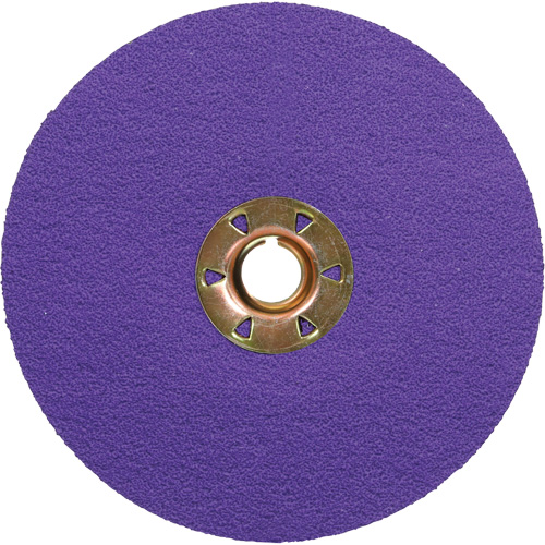 Disque en fibre &agrave; changement rapide Cubitron 3, C&eacute;ramique, 80+, 4-1/2" Dia Duraquip Inc