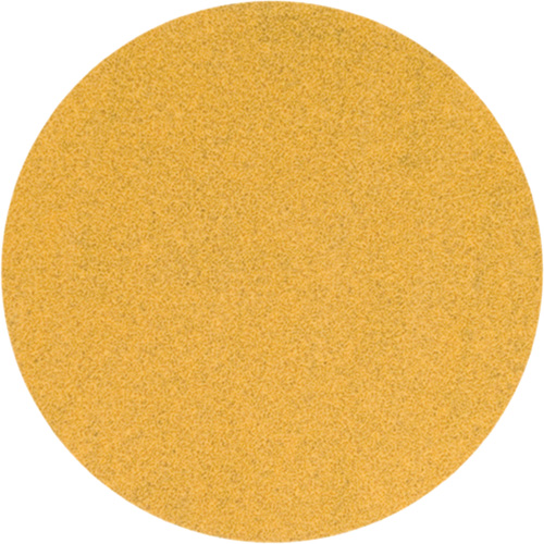 Yellow Hook & Loop Sanding Disc, 5" Dia., P220 Grit, Aluminum Oxide Duraquip Inc