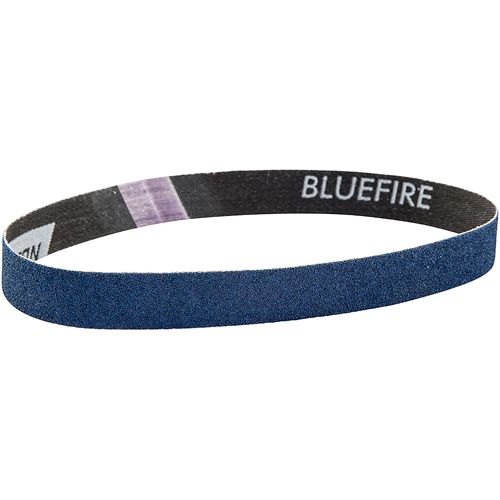 BlueFire&reg; File Belt, 3/4" W x 20-1/2" L, Zirconia Alumina, 120 Grit Duraquip Inc