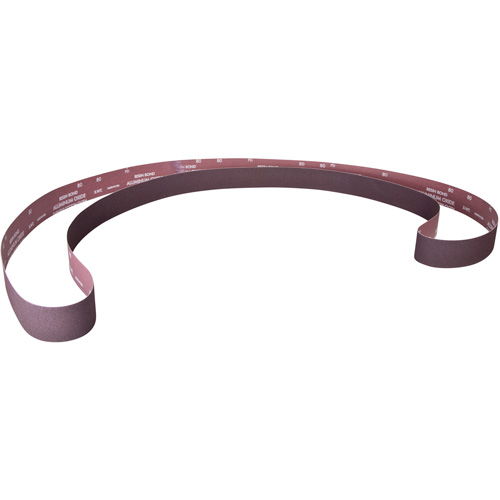 Metalite&reg; Narrow Backstand Sanding Belt, 3" W x 132" L, Aluminum Oxide, 180 Grit Duraquip Inc