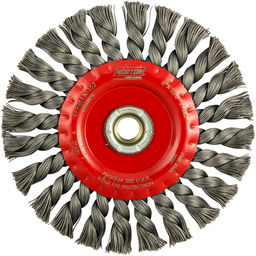 Roue compl&egrave;te de c&acirc;ble de torsion, Dia. 6", Fils 0,023", Arbre 5/8"-11, Acier Duraquip Inc