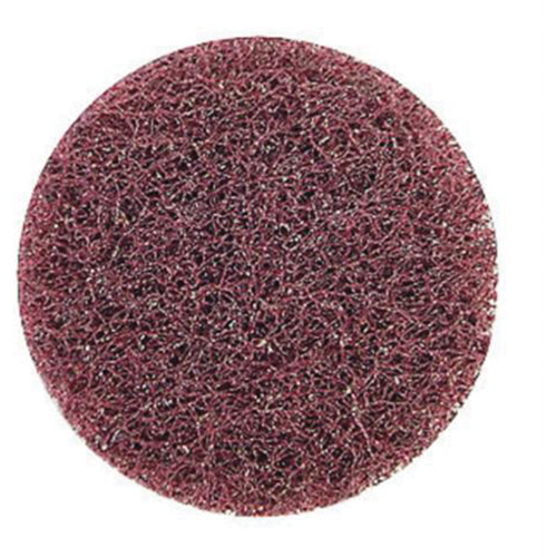 Bear-Tex&reg; High Strength Non-Woven Quick-Change Buffing Disc, 2" Dia., Medium Grit, Aluminum Oxide Duraquip Inc