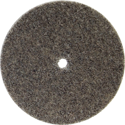Bear-Tex&reg; Non-Woven Unified Wheel, 3" x 1/4", 3/8" Arbor, Coarse Grit, Aluminum Oxide Duraquip Inc