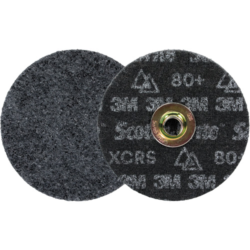 Scotch-Brite Precision Heavy-Duty Surface Conditioning Quick Change Disc, HD-DN, 5" Dia., 80+ Grit, Ceramic Duraquip Inc