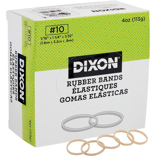 Rubber Bands, 1-1/4" x 1/16" Duraquip Inc