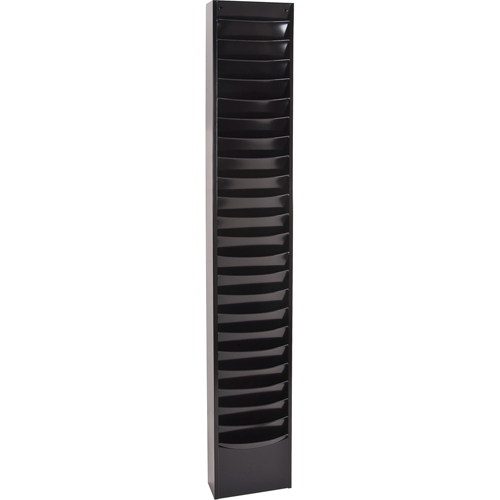 Pr&eacute;sentoirs, Stationnaire, 23 fentes, Acier, 9-3/4" la x 4-1/8" p x 65-1/2" h Duraquip Inc