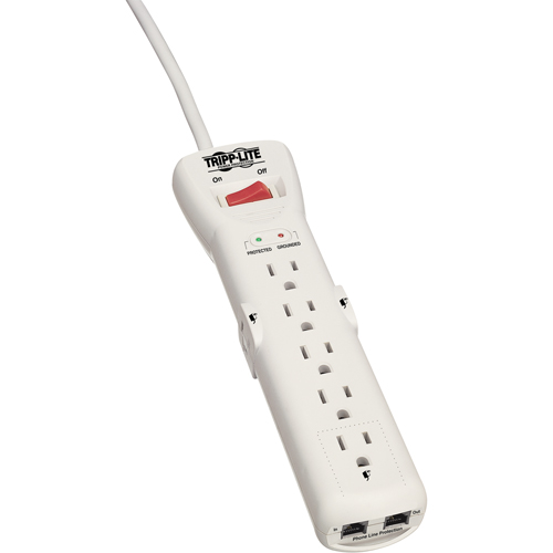 Protect-It Surge Suppressors, 7 Outlets, 2470 J, 1800 W, 7' Cord Duraquip Inc