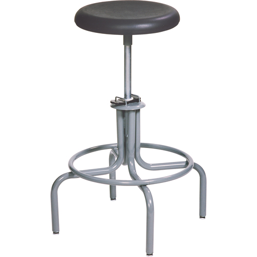 Tabouret de s&eacute;rie 600, Stationnaire, Ajustable, , Polyur&eacute;thane Si&egrave;ge, Noir Duraquip Inc