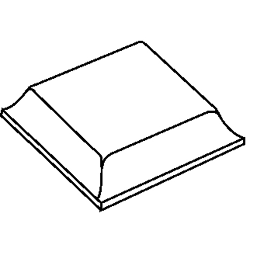 Bumpon Tapered Square Protective Bumpers Duraquip Inc