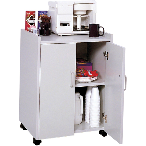 Mobile Refreshment Centre, 23" x 31" x 18", 200 lbs. Capacity Duraquip Inc