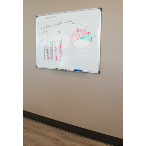 White Board, Magnetic, 36" W x 24" H Duraquip Inc