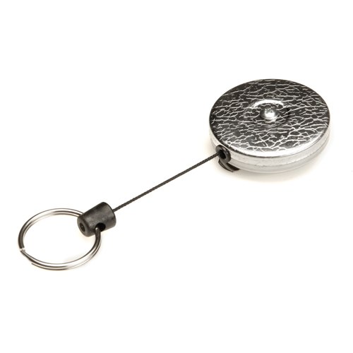 D&eacute;rouleurs autor&eacute;tractables originaux #485-HDK, Chrome, C&acirc;ble 48", Fixation Agrafe de ceinture Duraquip Inc