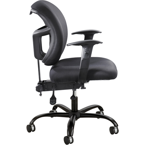 Chaises de travail pour usage intensif 24/7 Alday, Nylon, Noir, Capacit&eacute; 500 lb Duraquip Inc