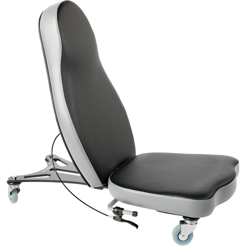 Flex 2 Ergonomic Chair, Vinyl, Black Duraquip Inc