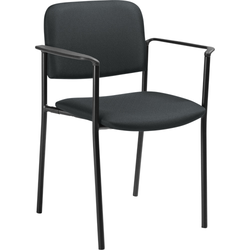 Chaises empilables, Tissu, Hauteur 32", Capacit&eacute; 300 lb, Charbon Duraquip Inc
