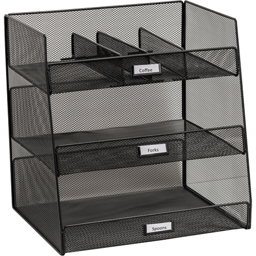 Organisateur Onyx de fournitures de salle de repos Duraquip Inc