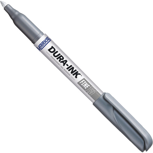 Marqueur permanent Dura-Ink no 15, Argent, Pointe Fin Duraquip Inc