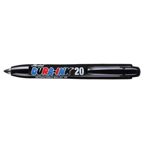 Marqueur permanent Dura-Ink no 20, Fin, Noir Duraquip Inc