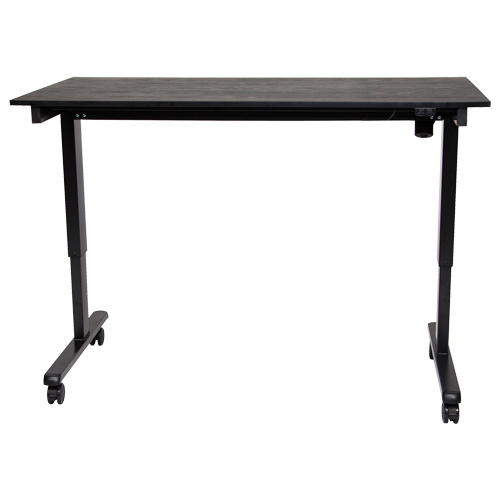 Bureau ajustable pour travail debout, , 45-1/4" h x 29-1/2" p, Noir Duraquip Inc