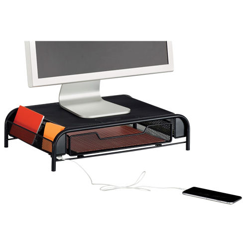 Onyx USB Powered Desk Organizer Duraquip Inc