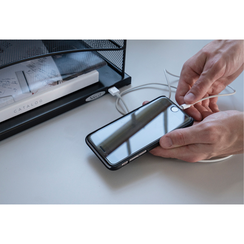 Onyx USB Powered Desk Organizer Duraquip Inc