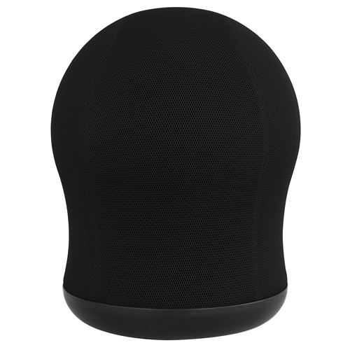 Chaise sph&eacute;rique pivotante Zenergy, Mailles, Noir, Capacit&eacute; 250 lb Duraquip Inc