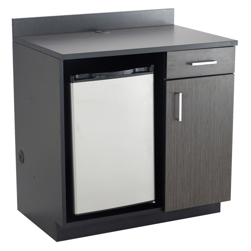Armoire modulaire, M&eacute;lamine, 39" h x 36" la x 25" P, Nuit d'Asie/noir Duraquip Inc