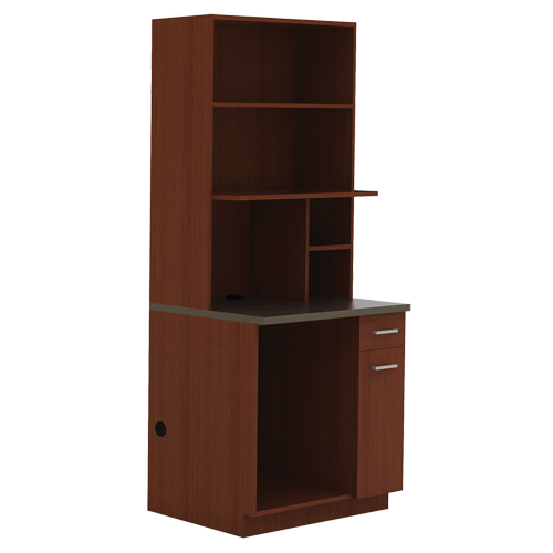 Modular Cabinet, Melamine, 39" H x 36" W x 25" D, Mahogany Duraquip Inc