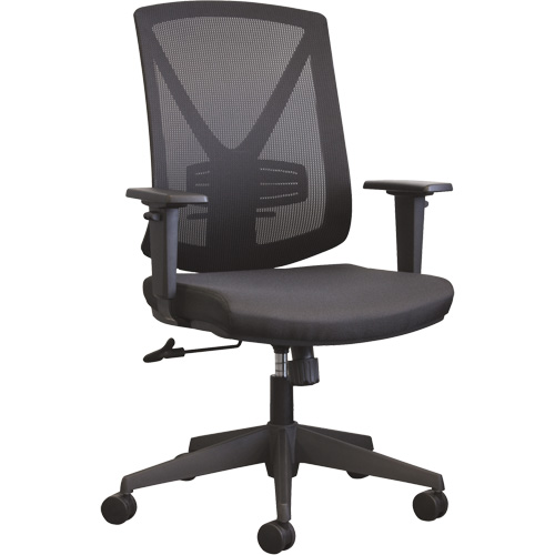 Activ A-47 Synchro Office Chair, Fabric, Black, 275 lbs. Capacity Duraquip Inc