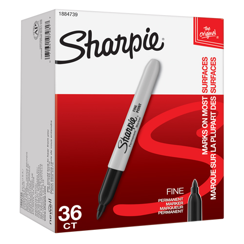 Permanent Marker, Fine, Black Duraquip Inc